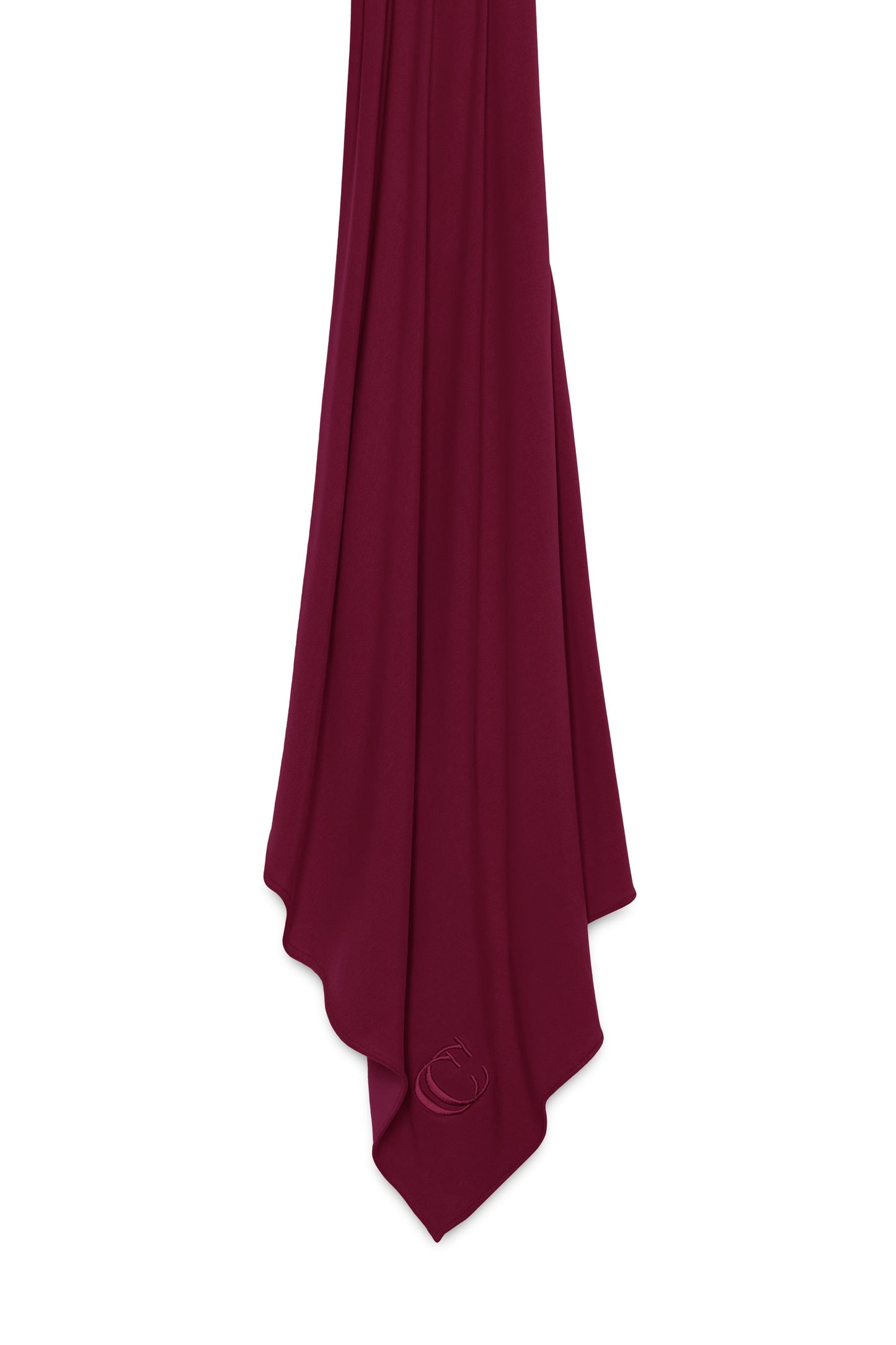 Bamboo scarf - Bordeaux