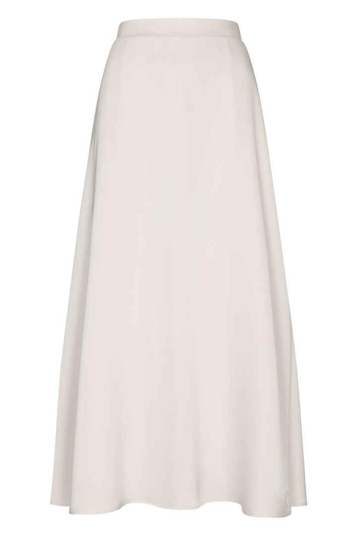 Satin Ivory Skirt