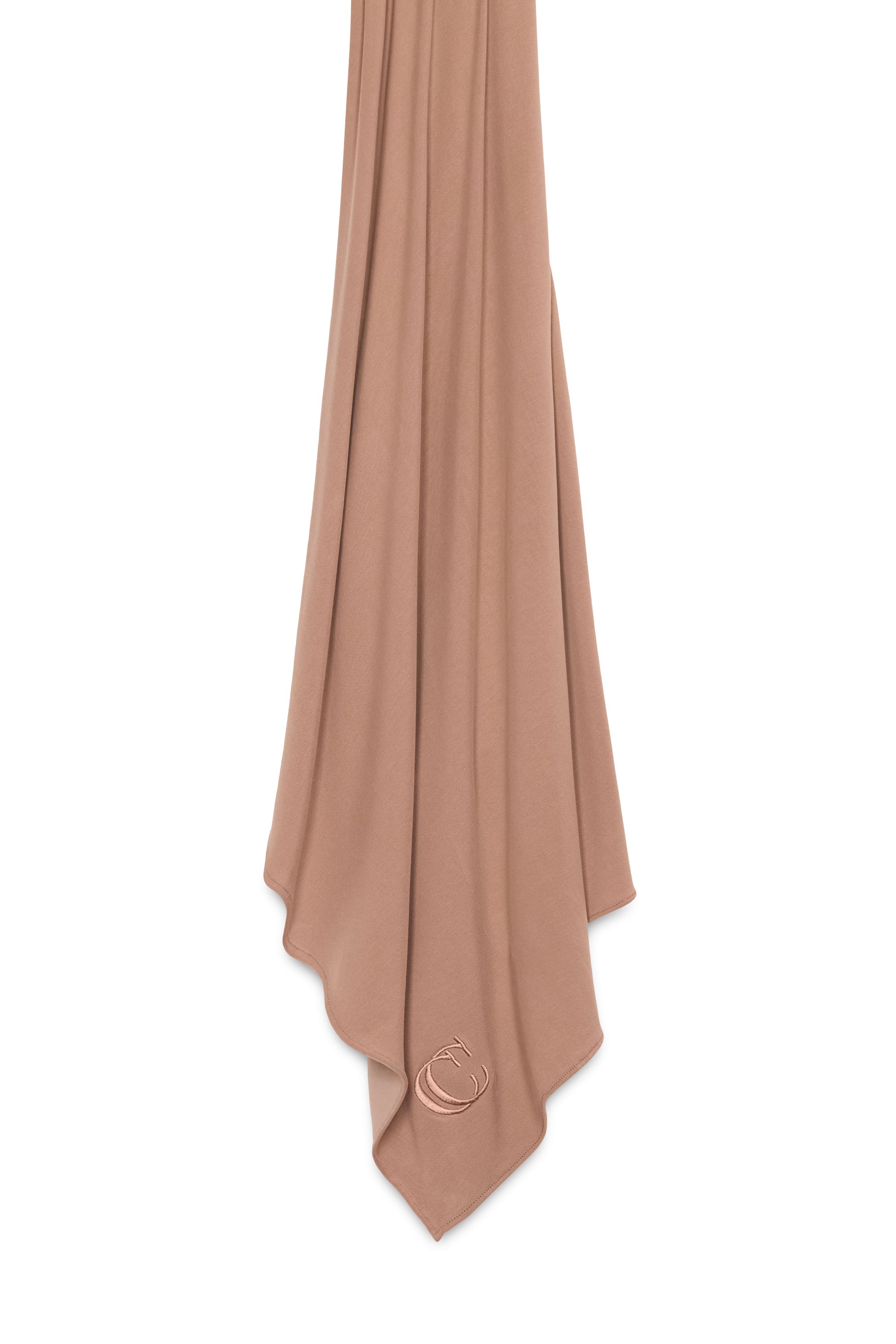 Bamboo jersey scarf - Dark Beige