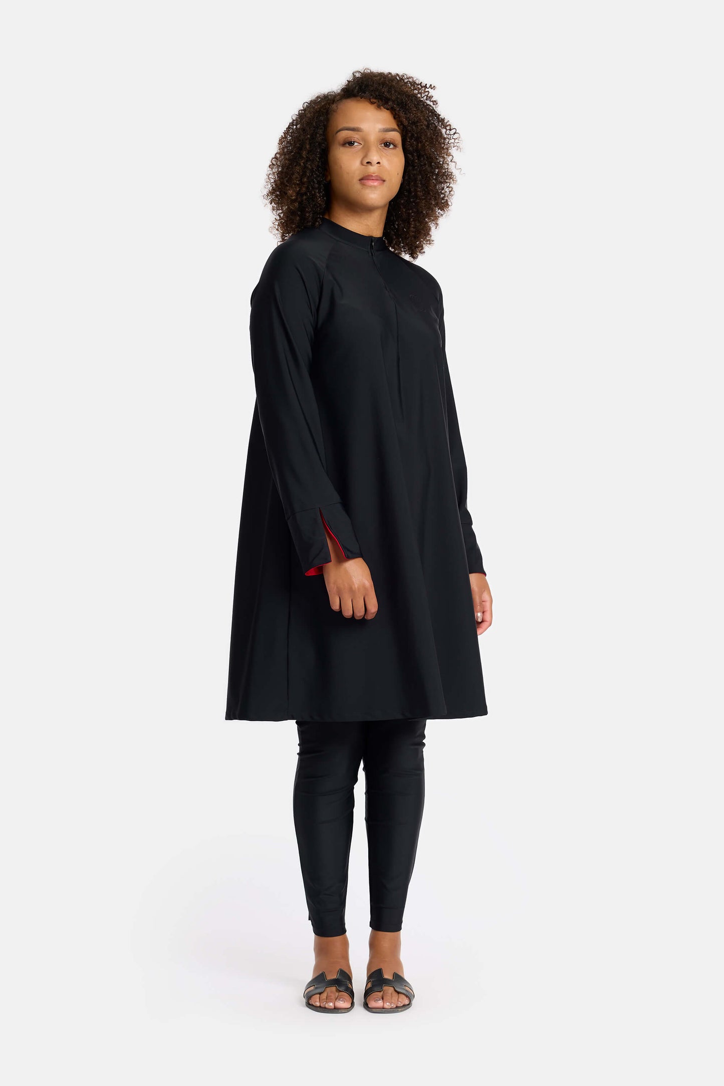 CAMÉLIA Burkini Regular - Black Red