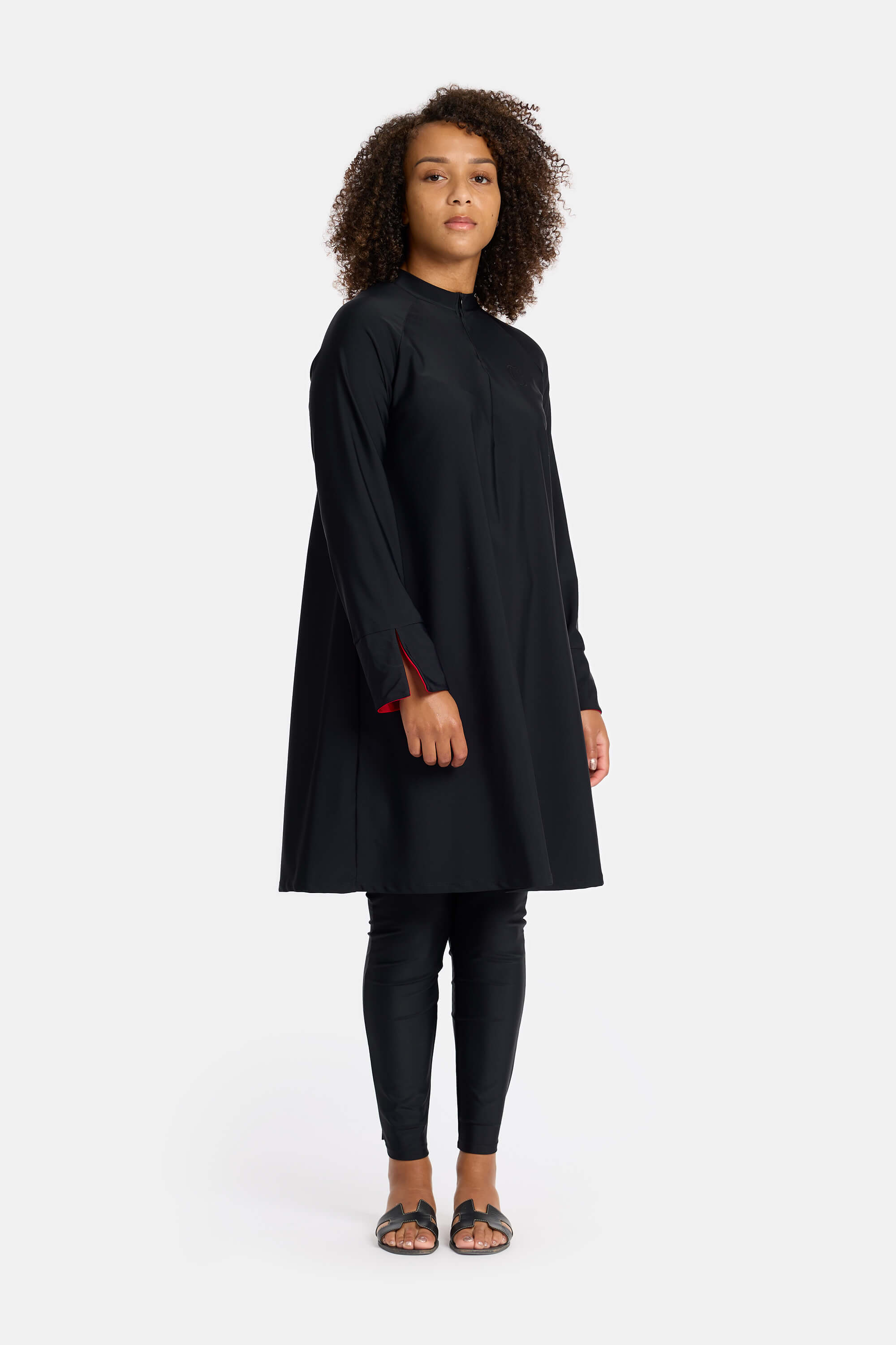 CAMÉLIA Burkini Regular - Black Red