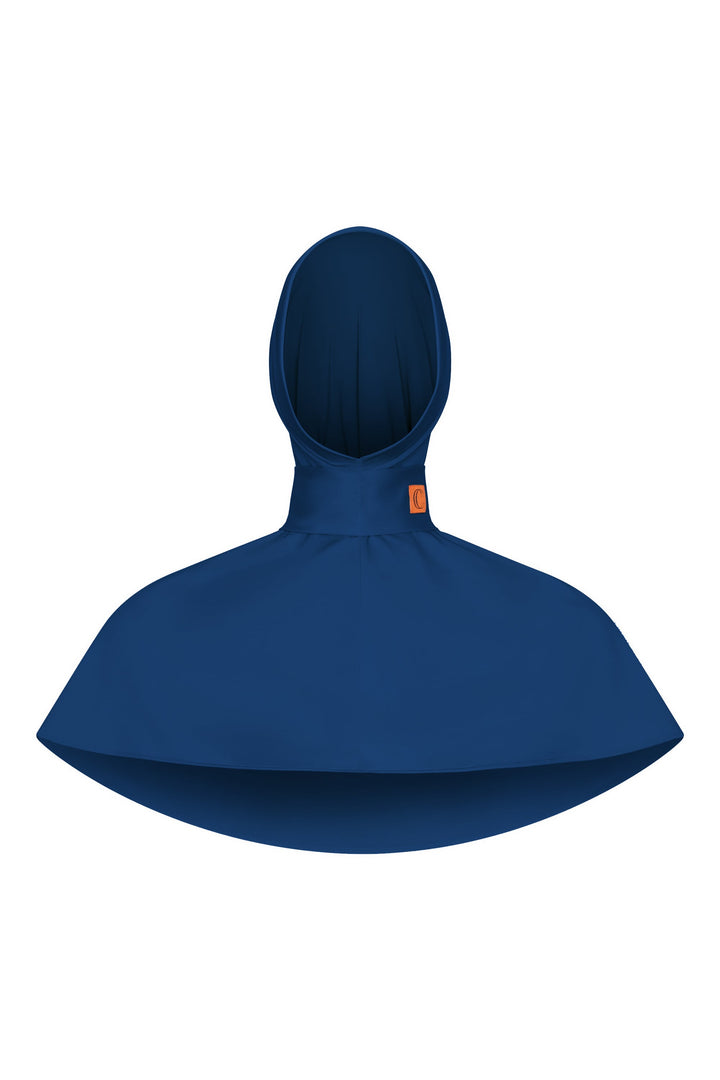 Instant scarve - Navy blue with orange