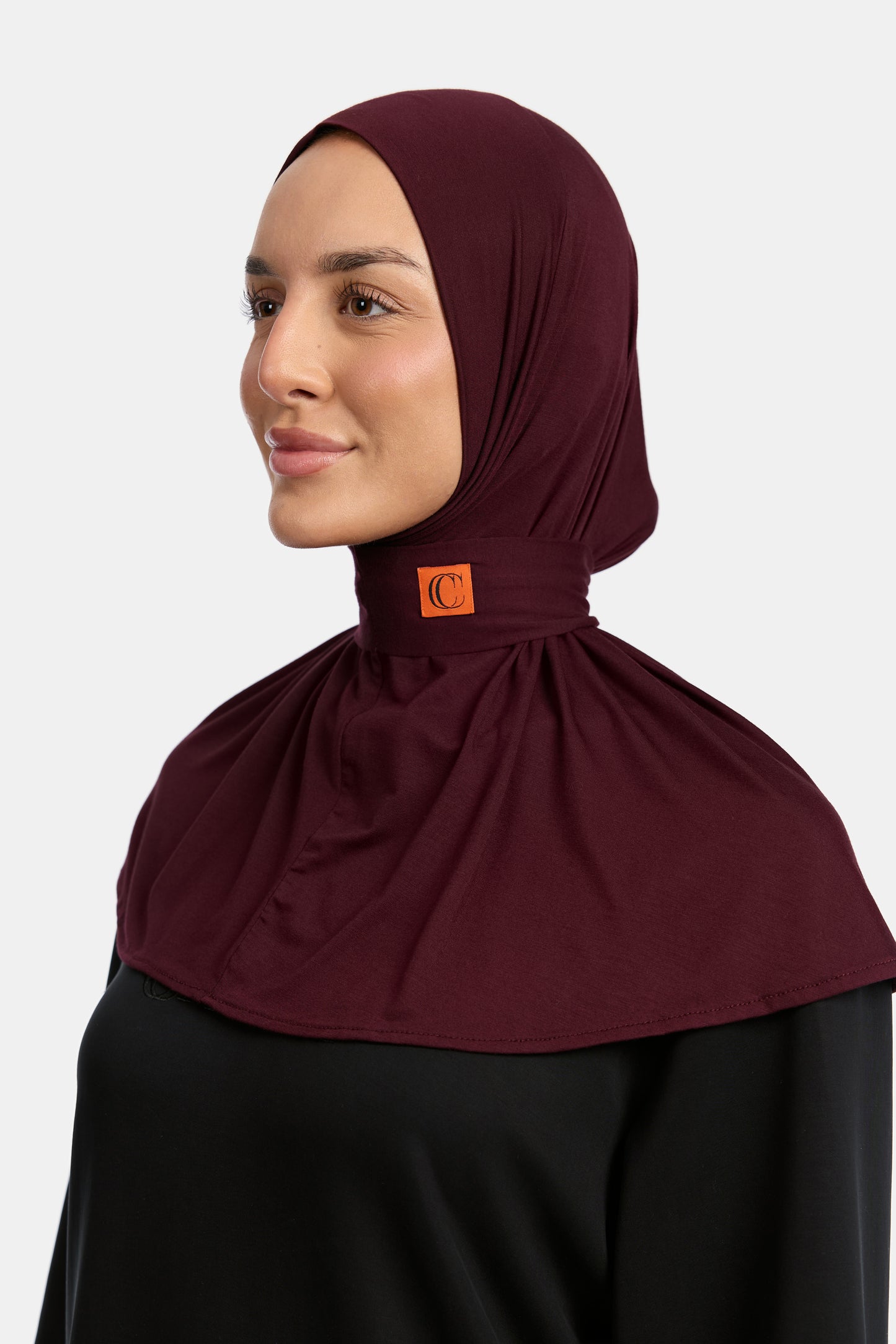 Instant Bamboo - Burgundy with orange