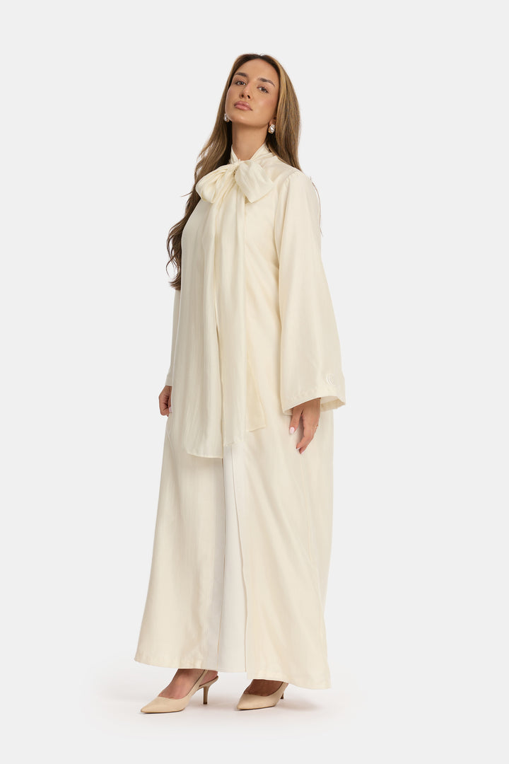 CAMÉLIA Bow Dress - Off White