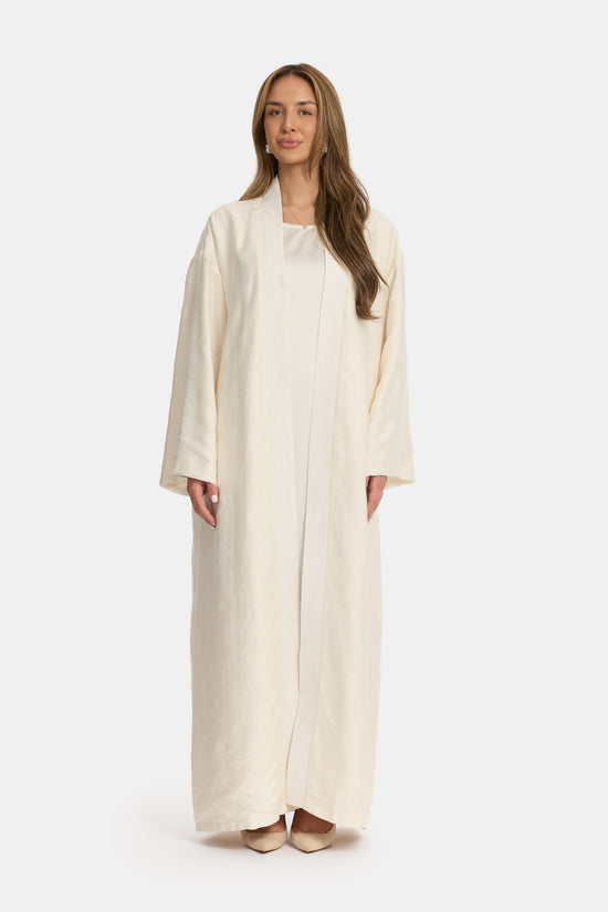 Embroidered Kimono Abaya