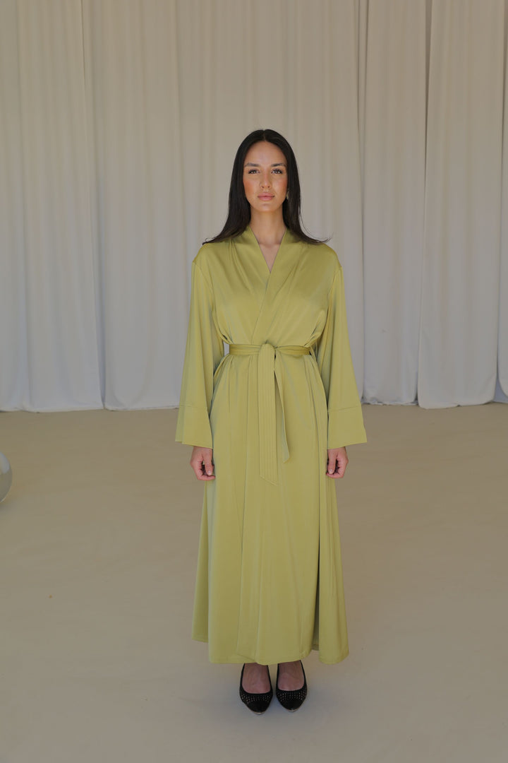 KIMONO DRESS - Spring Green