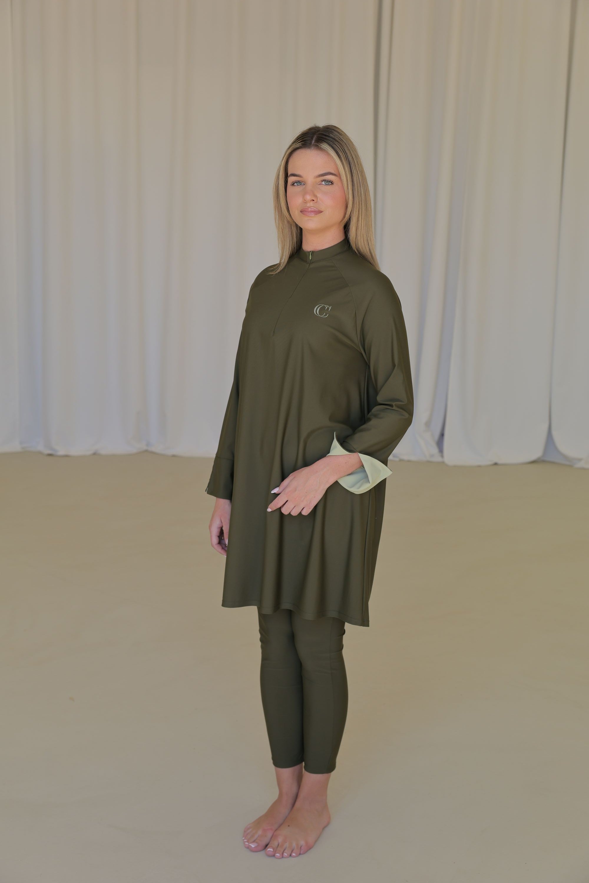 CAMÉLIA Burkini Regular - Deep Khaki