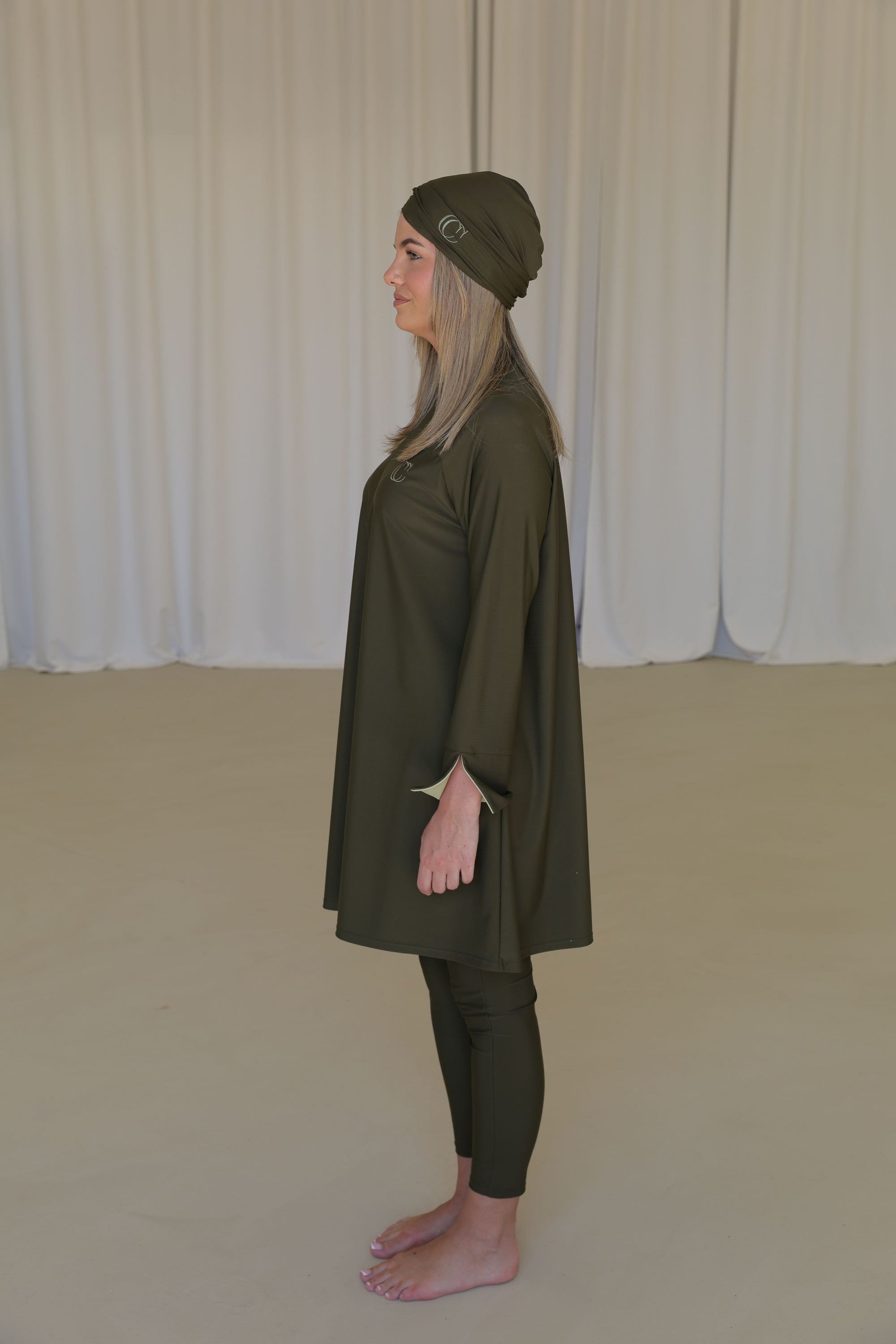 CAMÉLIA Burkini Regular - Deep Khaki