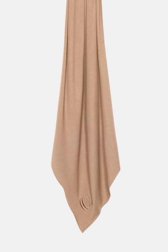 Bamboo Jersey Scarf - Cappuccino