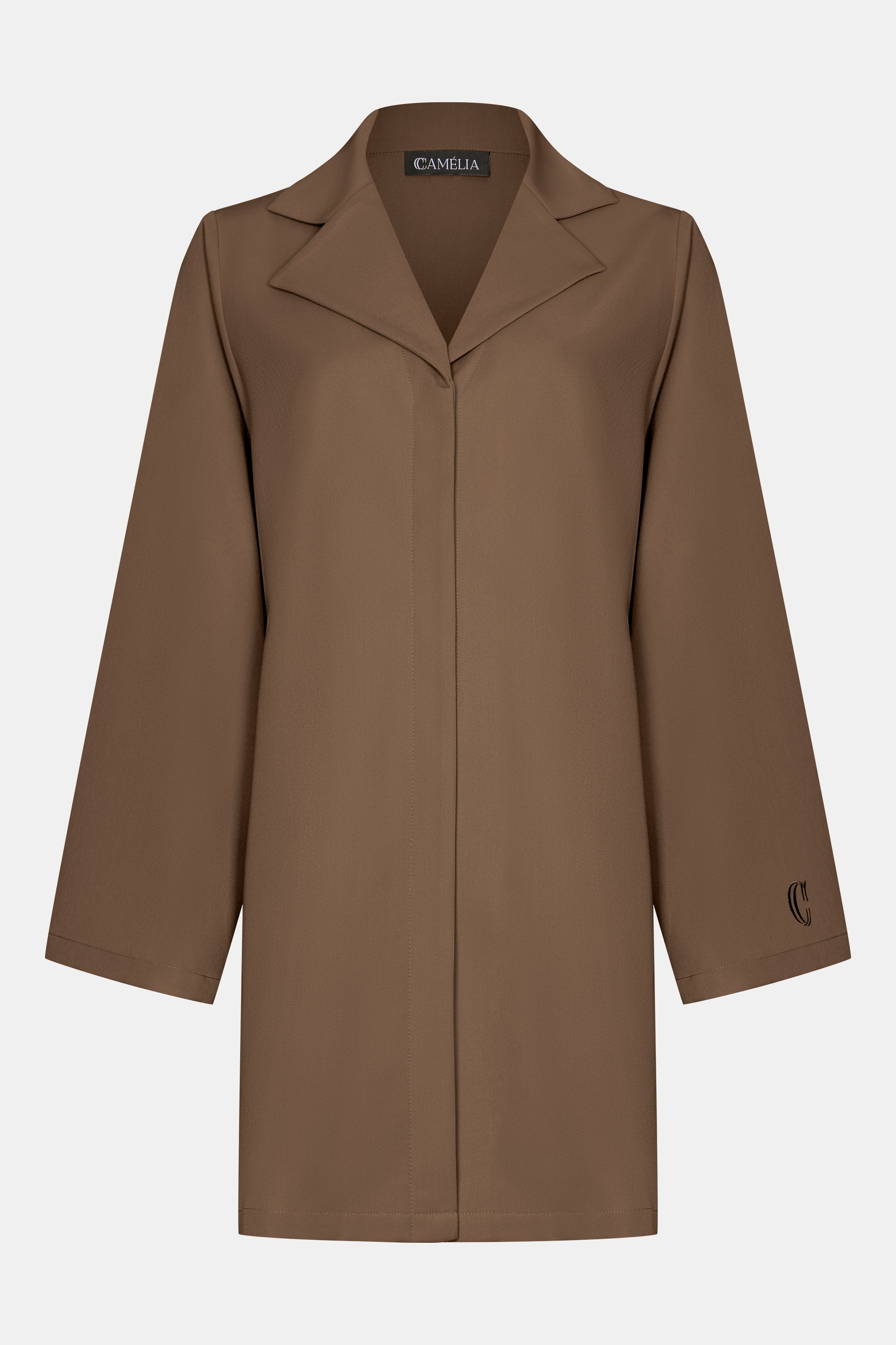 Classic Blouse - Dark Brown