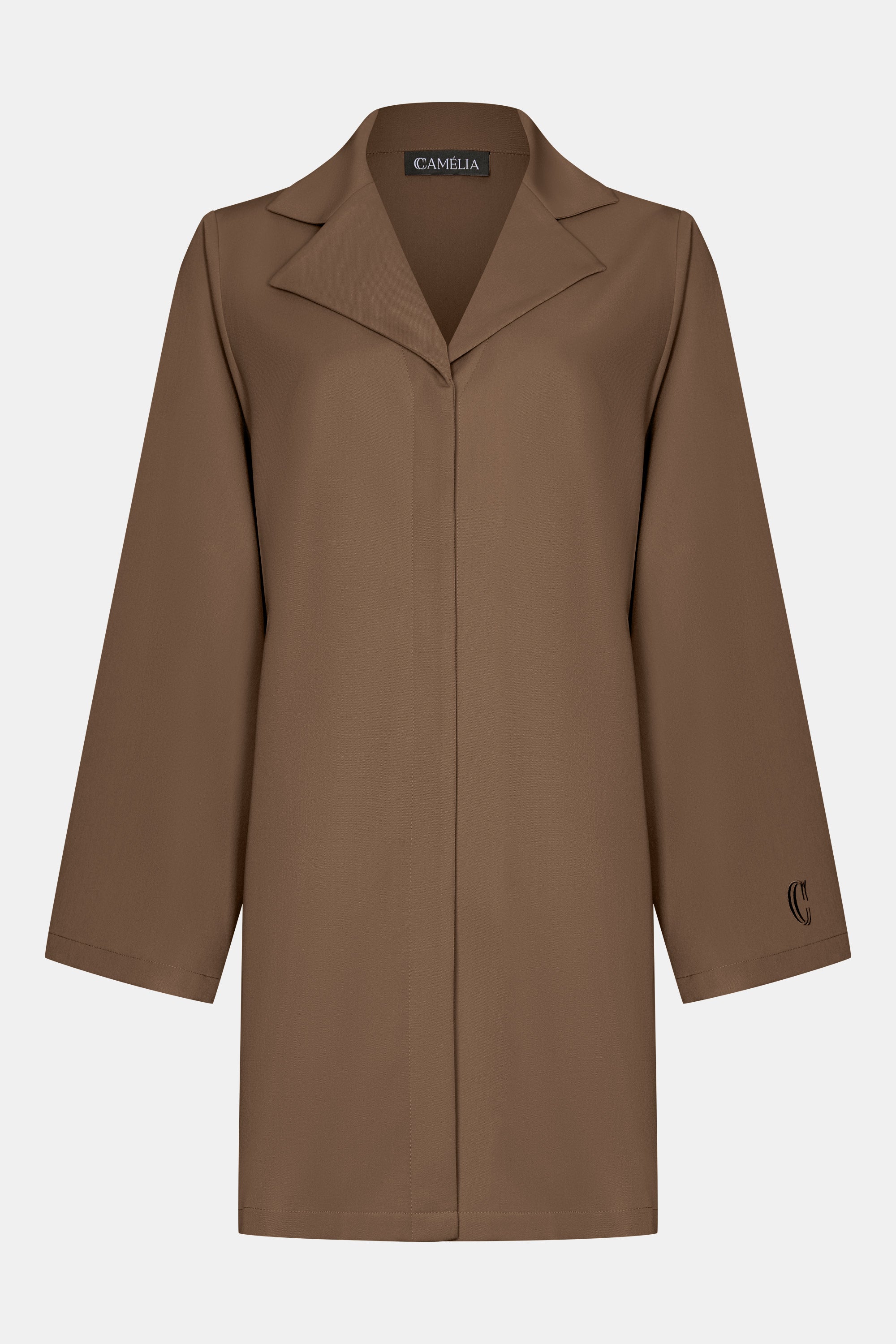 Classic Blouse - Dark Brown