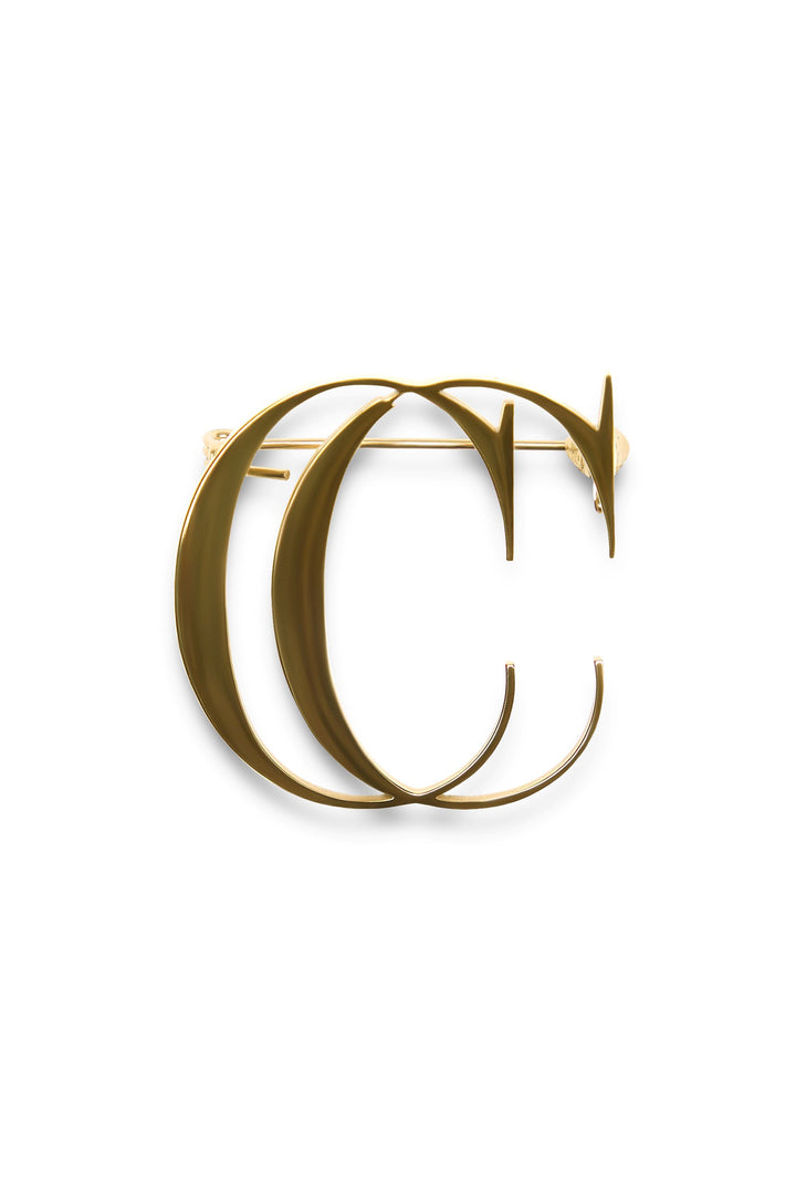 CAMÉLIA Gold Brooch